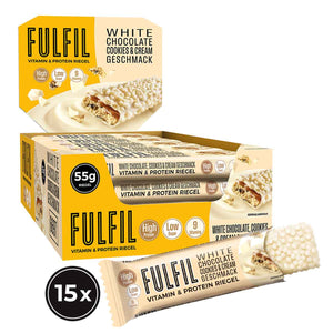 Fulfil Vitamin & Protein Riegel White Chocolate Cookies & Cream 55 g