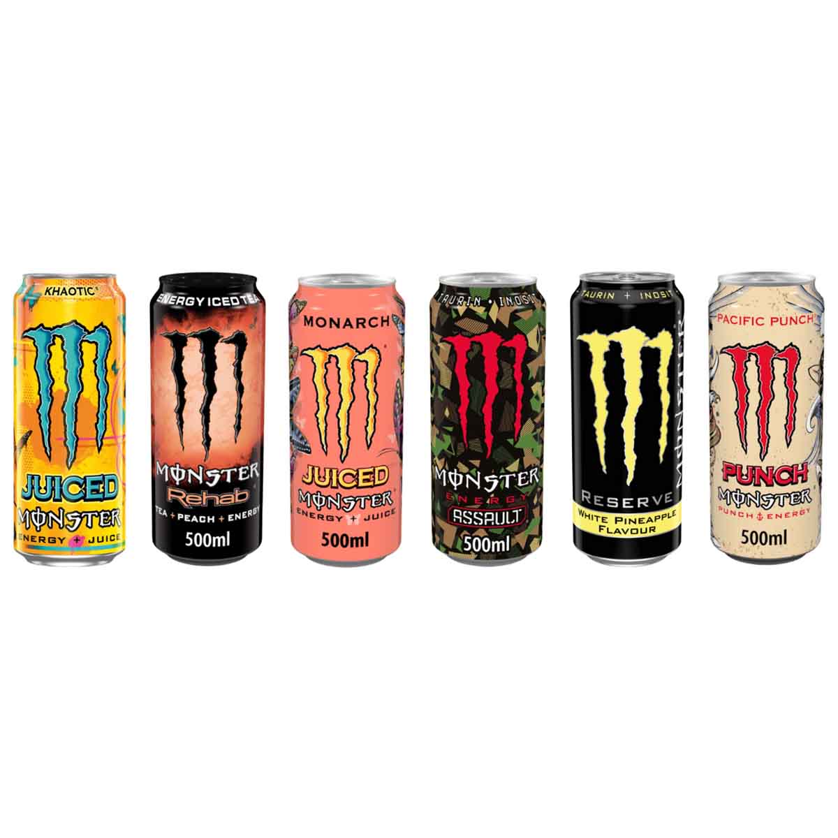 Monster Energy Probierpaket (6 x 0,5 l) – fooody4u