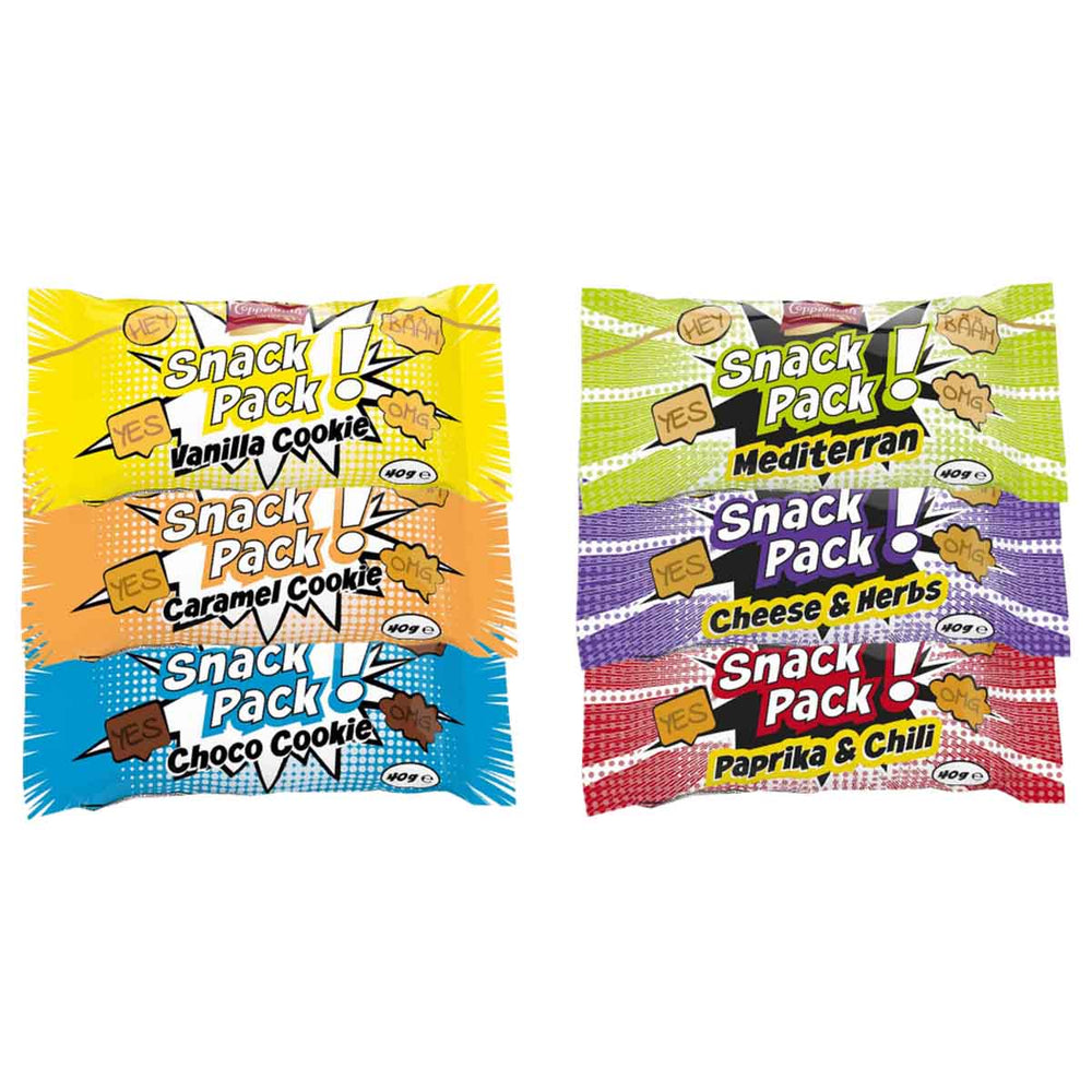 Coppenrath Snack Pack! Probierpaket (6 x 40 g)