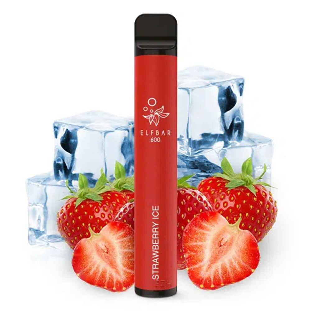 Elf Bar 600 Strawberry Ice (0 mg Nikotin)