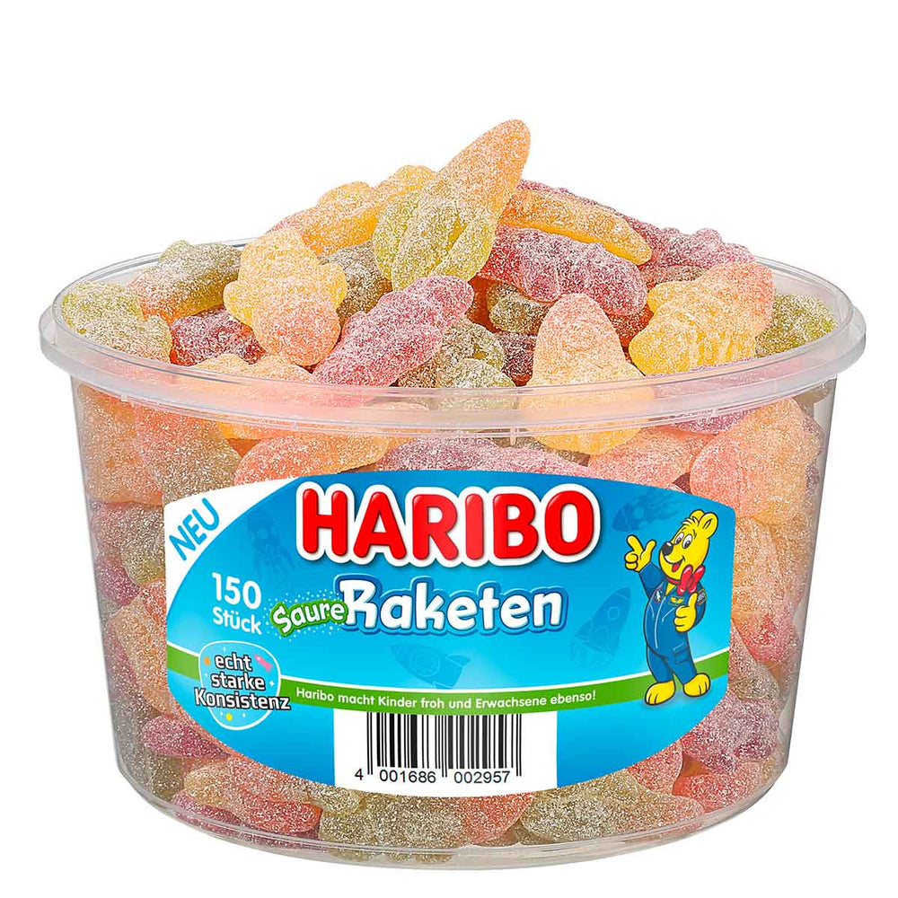 Haribo Saure Raketen 150 Stück 1,2 kg