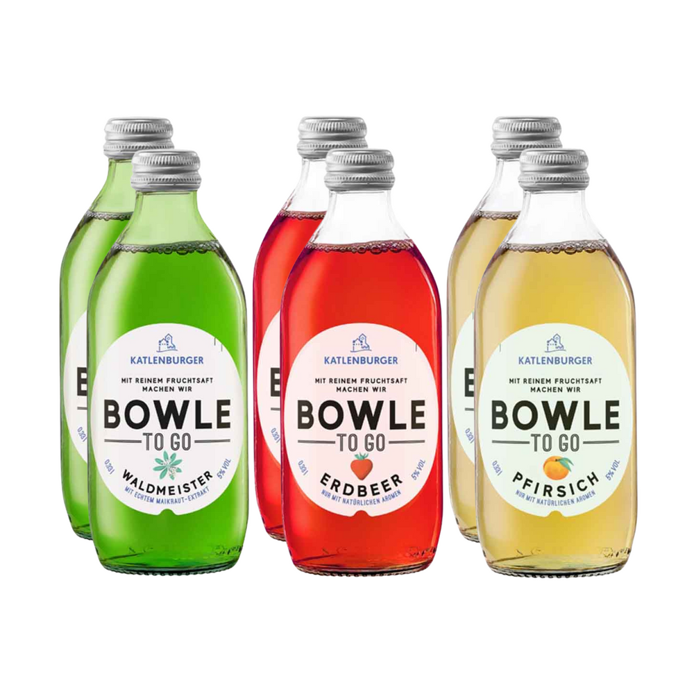 Probierpaket Katlenburger Bowle To Go (6 x 0,33 l)