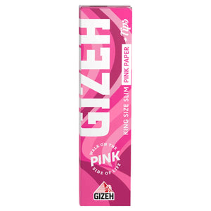 Gizeh All Pink King Size Slim + Tips