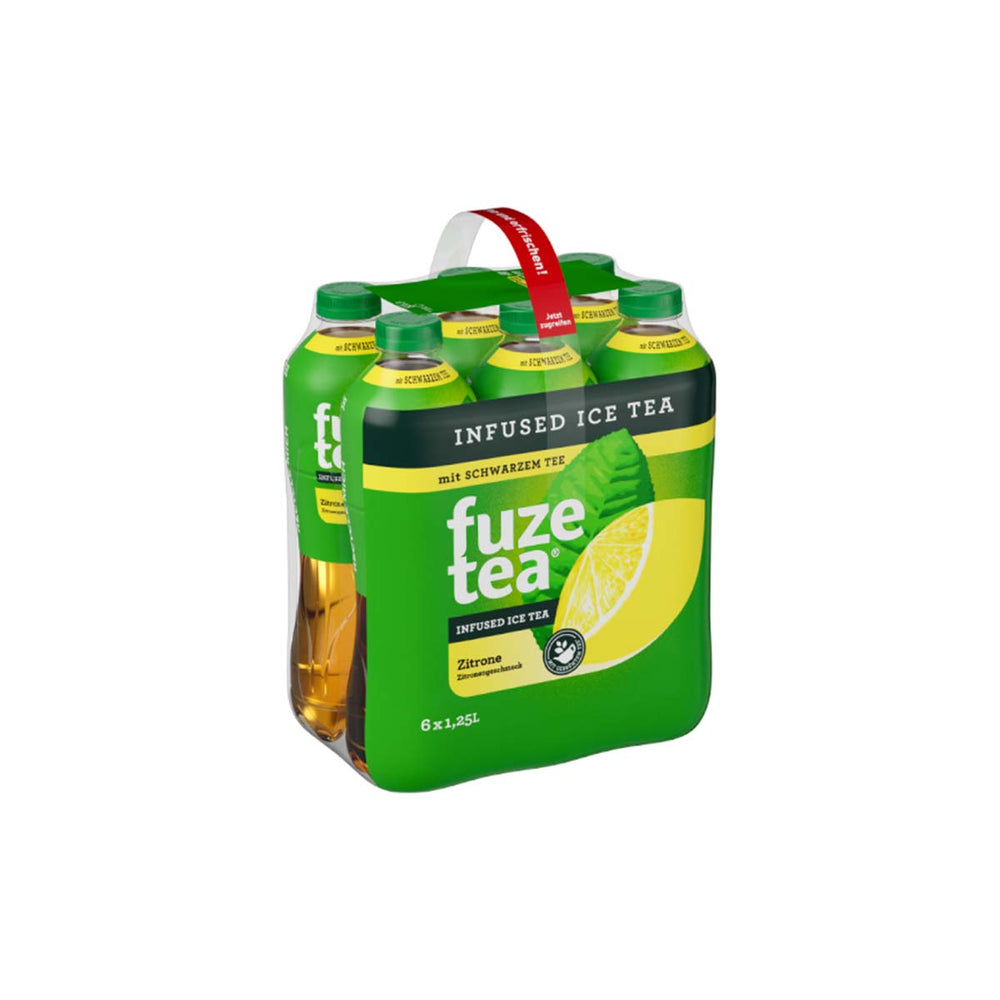 Fuze Tea Schwarzer Tee Zitrone 6 x 1,25 l