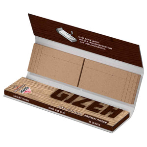 Gizeh Brown King Size Slim plus Tips