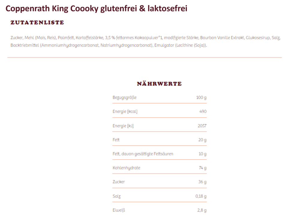 Coppenrath glutenfreies Sortiment - Probierpaket 8 Artikel 1,665 kg