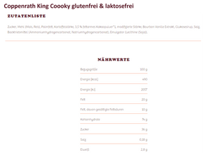 Coppenrath glutenfreies Sortiment - Probierpaket 8 Artikel 1,665 kg