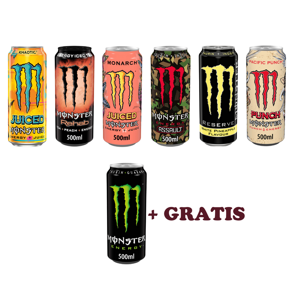 Monster Energy Probierpaket (6 x 0,5 l)