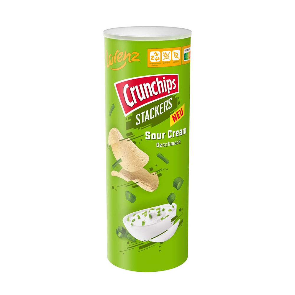 Lorenz Crunchips Stackers Sour Cream 10 x 175 g