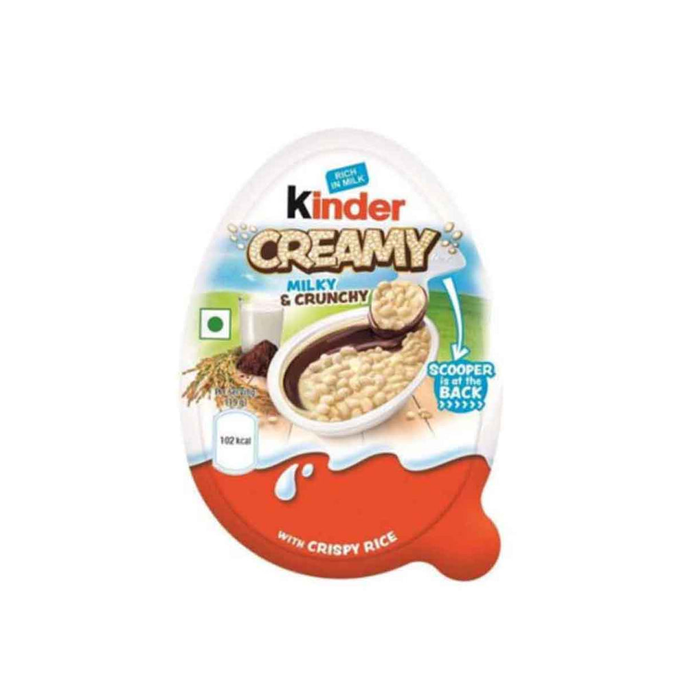 Ferrero Kinder Creamy Milky and Crunchy 19 g