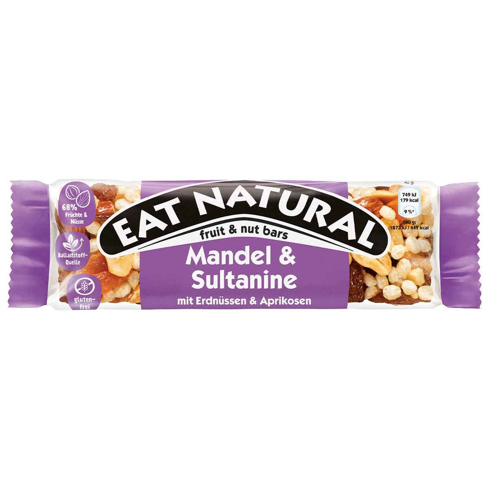 Eat Natural fruit & nut bars Mandel & Sultanine 40 g