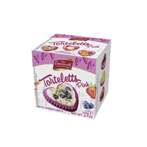 Coppenrath Torteletts zartes Mürbe-Gebäck Herz Pink 230 g