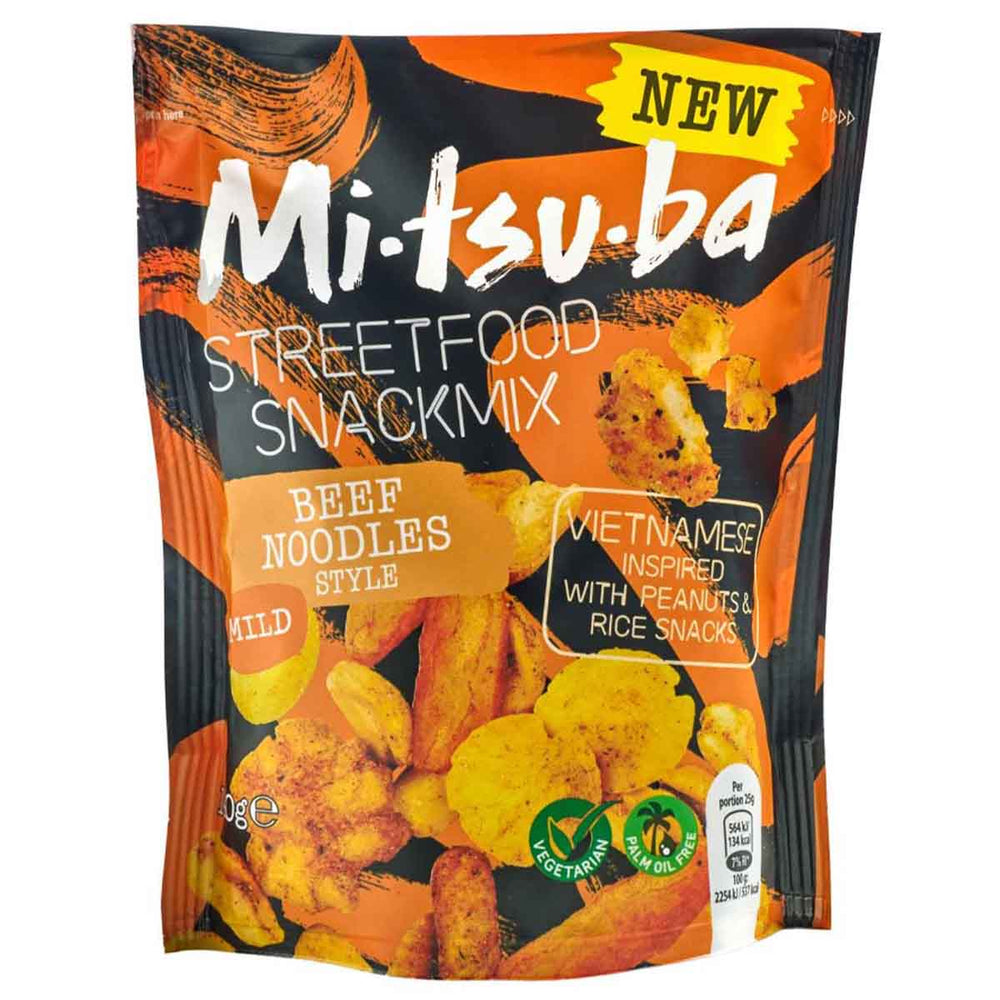 Mitsuba Streetfood Snackmix - Beef Noodles Style 140 g