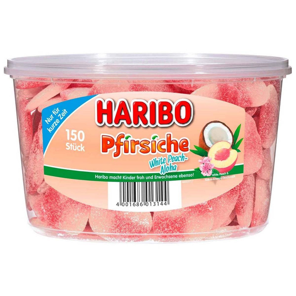 Haribo Pfirsiche White Peach - Aloha 150 Stück
