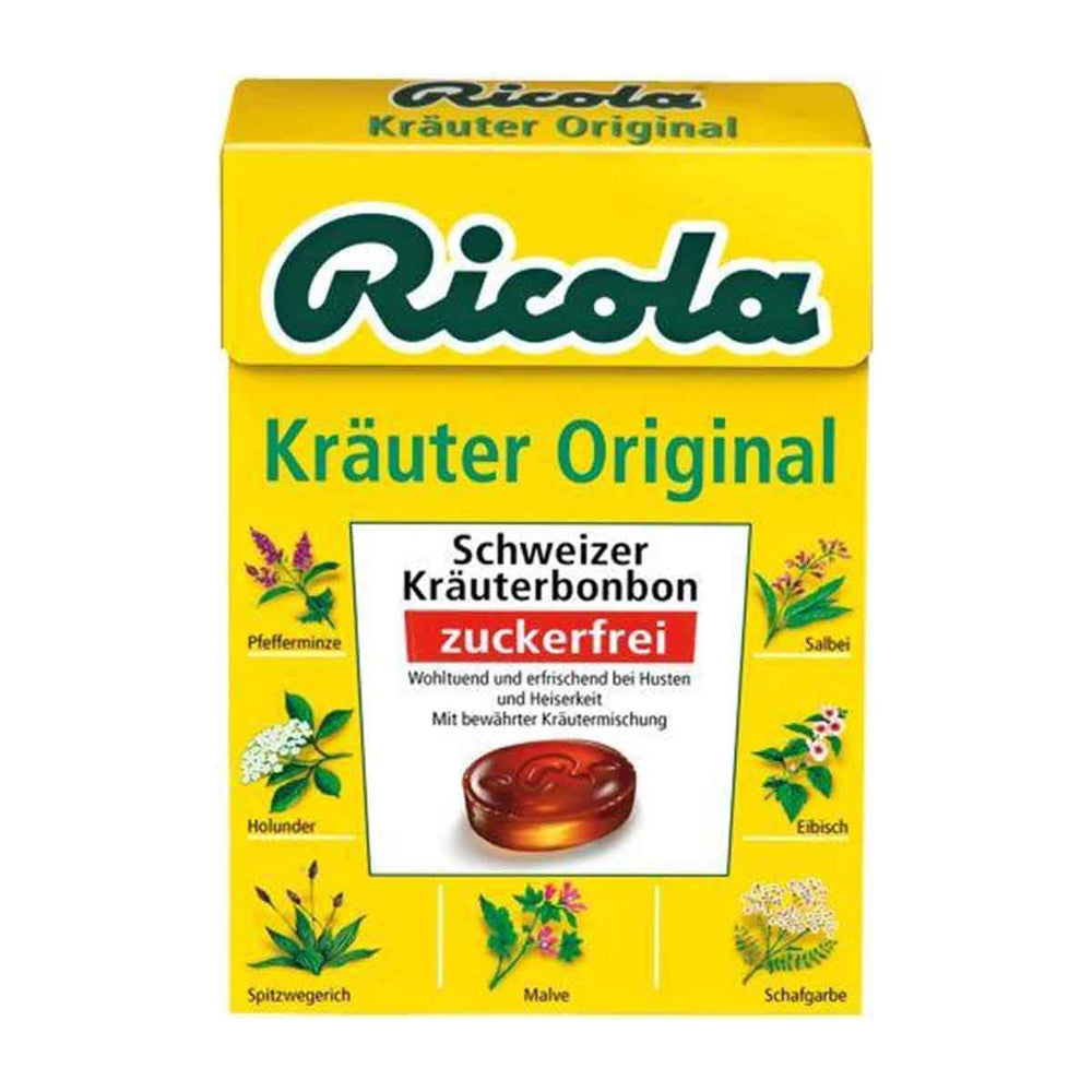 Ricola Kräuter Original Box zuckerfrei 50 g