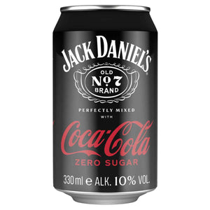 Jack Daniels & Coca Cola Zero Sugar 10 % 330 ml