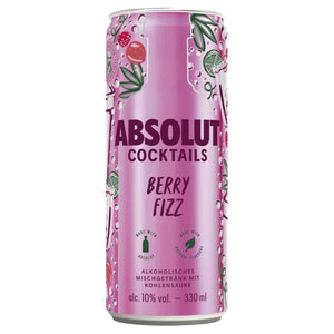 Absolut Cocktails Berry Fizz 10 % 330 ml