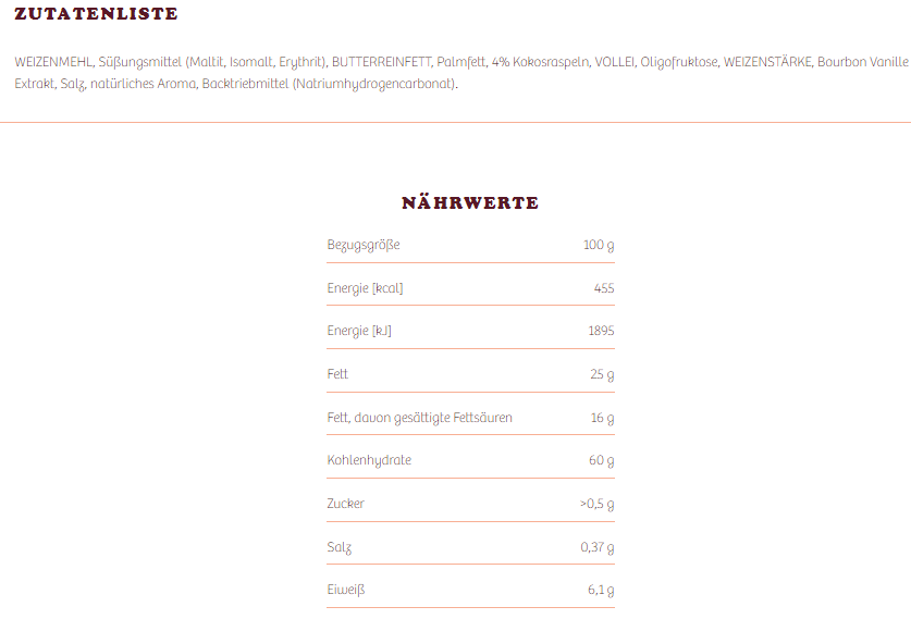 Probierpaket Coppenrath zuckerfreies Feingebäck 7 x 200 g