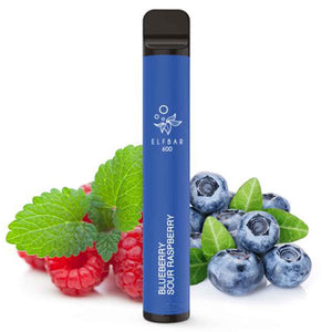 Elf Bar 600 Blueberry Sour Raspberry E-Shisha (20mg Nikotin)