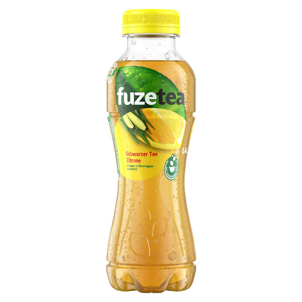 Fuze Tea Schwarzer Tee Zitrone (Zitronengrasgeschmack) 0,4 l
