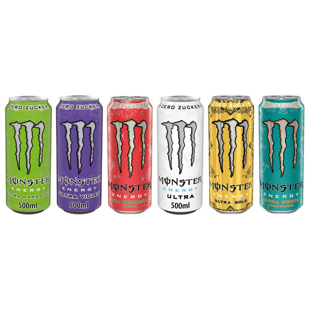 Monster Energy Ultra Probierpaket zuckerfrei (6 x 0,5 l)