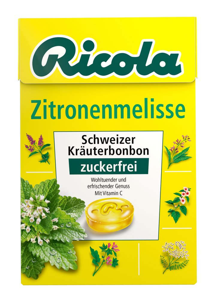 Ricola Zitronenmelisse zuckerfrei 50 g
