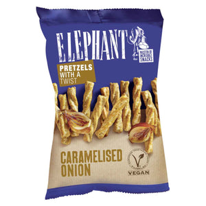 Elephant Twisted Pretzels Caramelised Onion 160 g