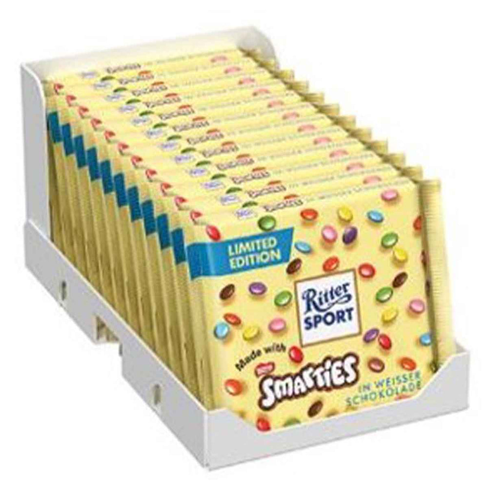 Ritter Sport Smarties Weisse Schokolade 100 g