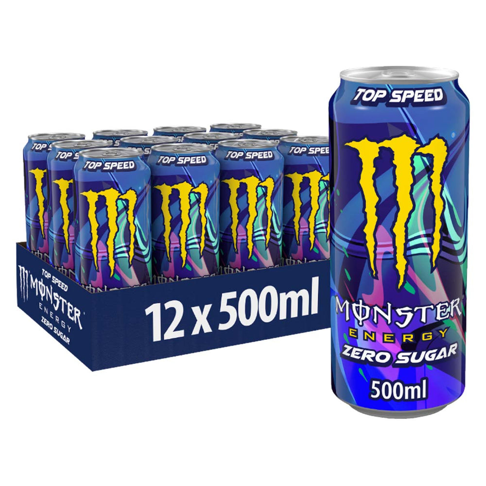 Monster Energy Top Speed Zero Sugar 12 x 500 ml