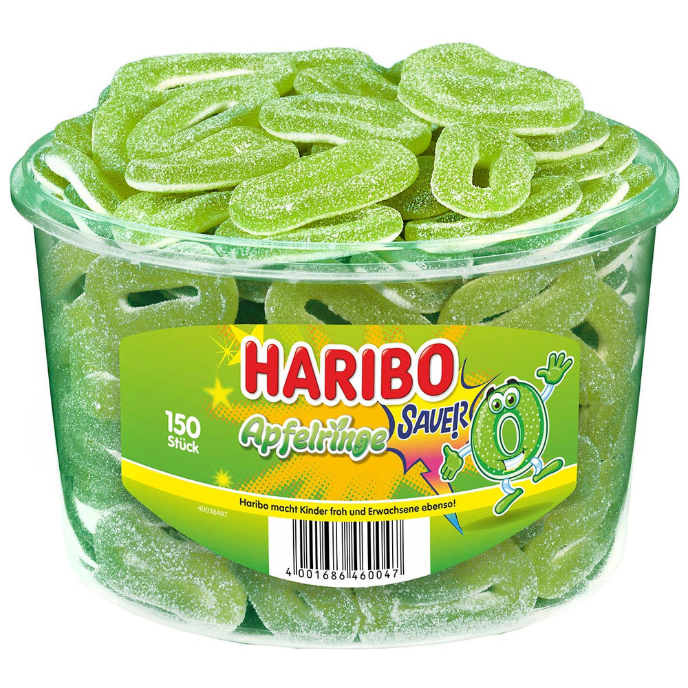 Haribo Apfelringe 150 Stück 1,2 kg