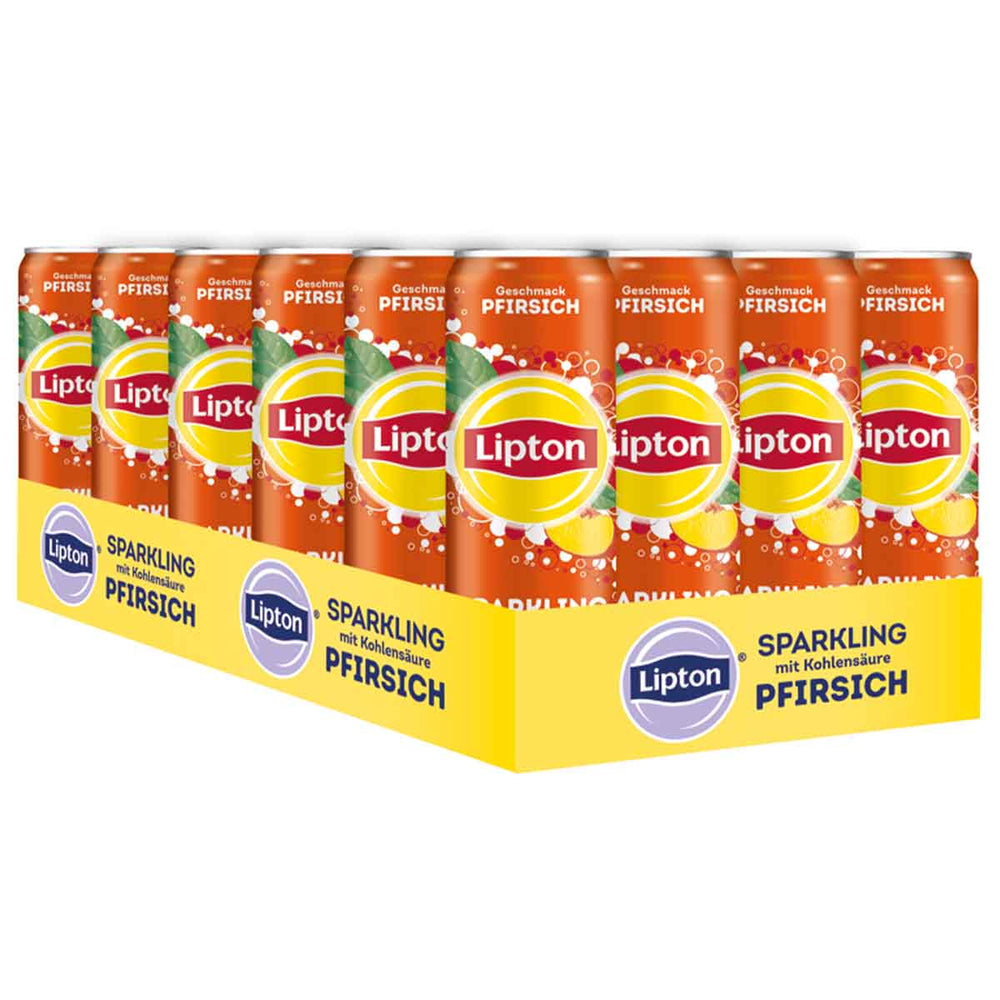 Lipton Sparkling Ice Tea Peach Pfirsichgeschmack 24 x 330 ml