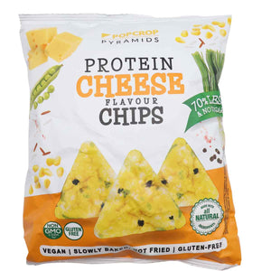 Popcrop Protein Chips Vegan Cheese & Onion 60 g