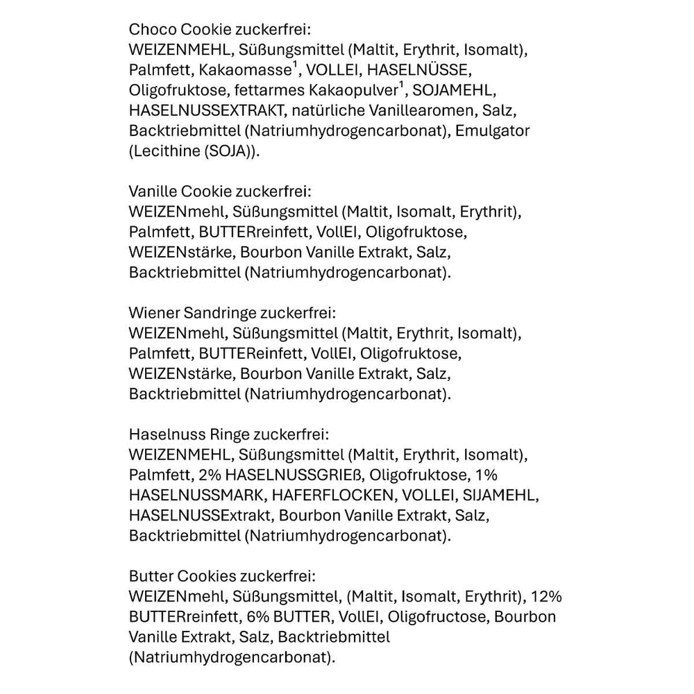 Coppenrath zuckerfreies Sortiment - Probierpaket 7 Artikel