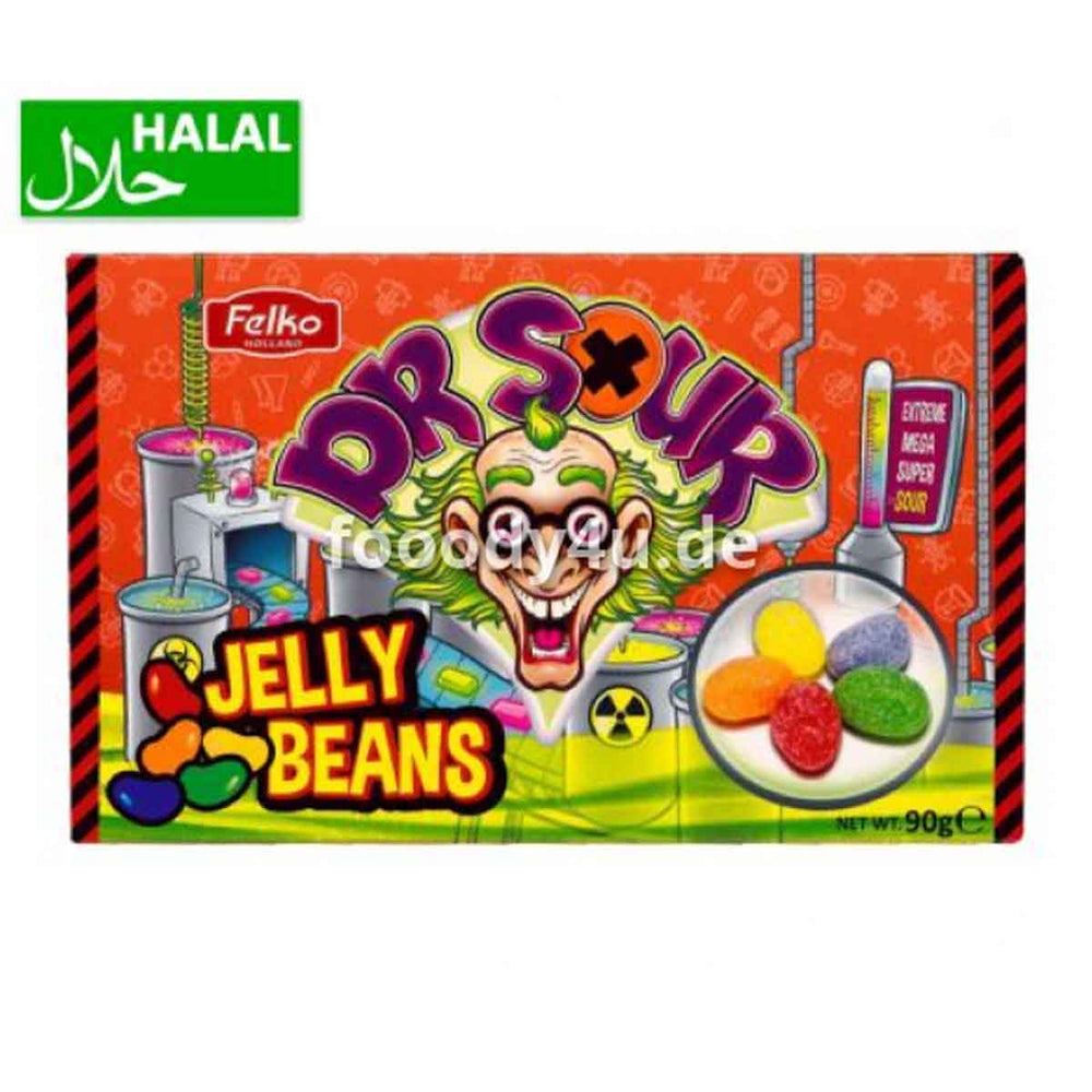 Dr. Sour Jelly Beans 90 g