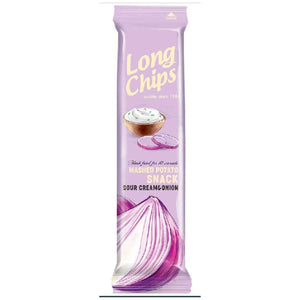 Long Chips Sour Cream & Onion Kartoffelsnack 75  g