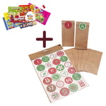 Adventskalender Set KIDS: Süßwaren + Verpackung