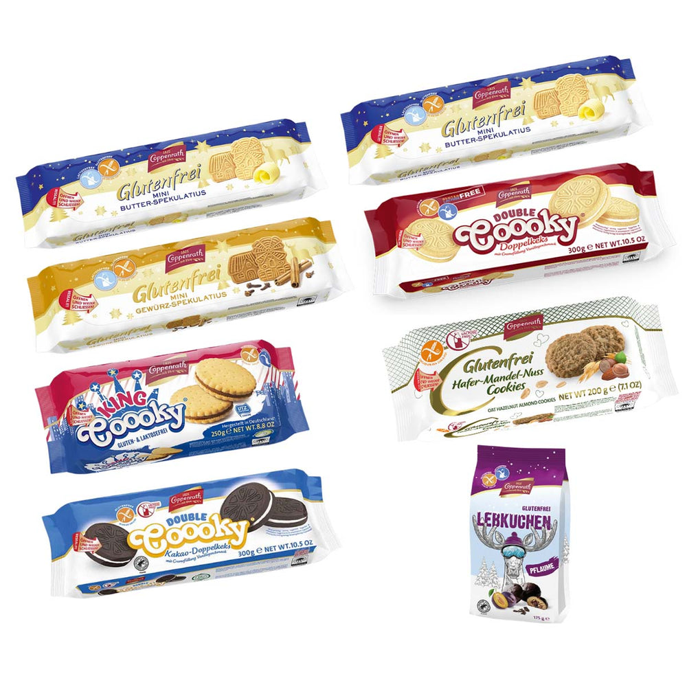 Coppenrath glutenfreies Sortiment - Probierpaket 8 Artikel 1,675 kg