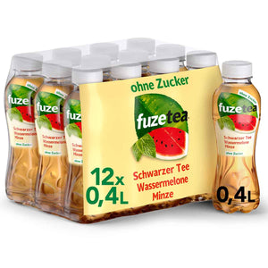 Fuze Tea Schwarzer Tee - Wassermelone Minze *DPG* 0,4 l