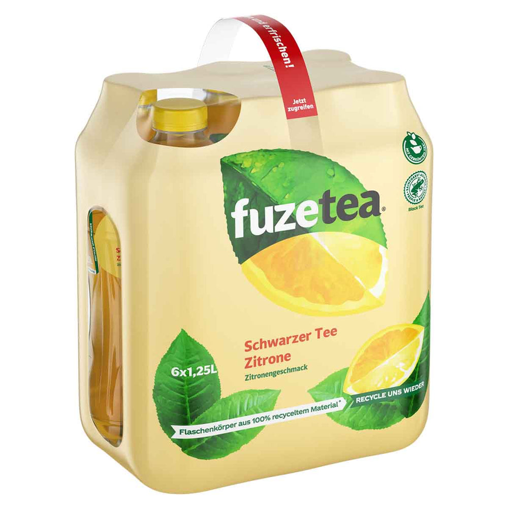 Fuze Tea Schwarzer Tee Zitrone 1,25 l