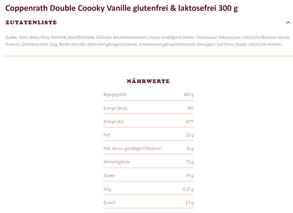 Coppenrath glutenfreies Sortiment - Probierpaket 8 Artikel 1,665 kg