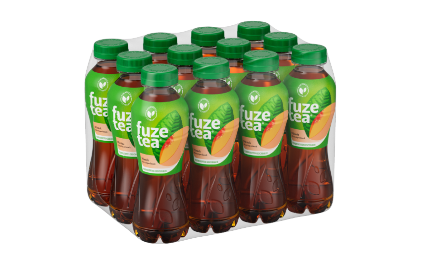 Fuze Tea Schwarzer Tee Pfirsich 12 x 400 ml