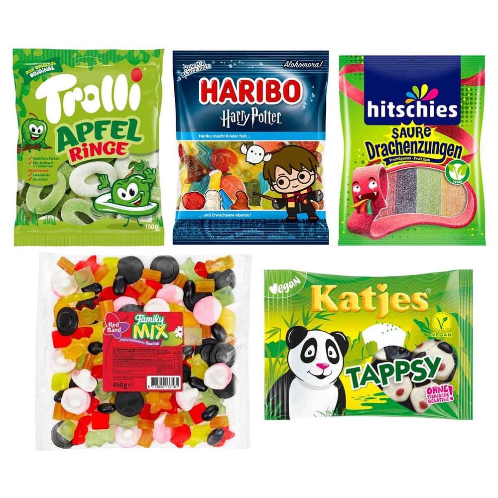 Fruchtgummi Probierpaket (5 Tüten) 1 kg