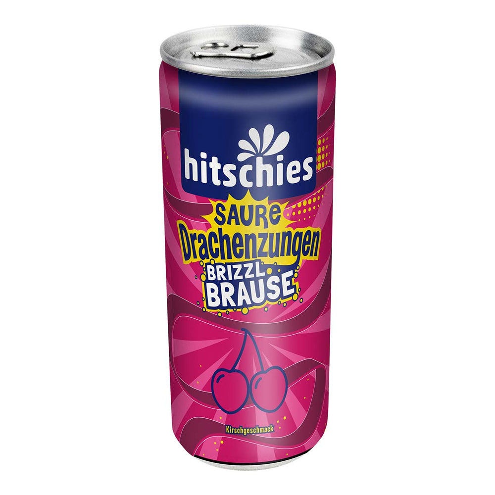 Hitschies Saure Drachenzungen Brizzl Brause Kirsche 250 ml