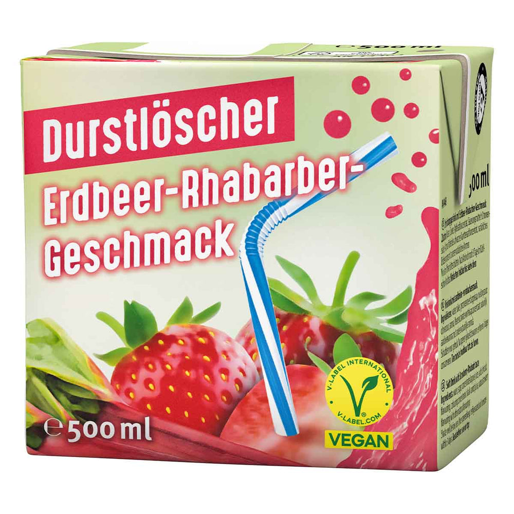 Durstlöscher Erdbeer-Rhabarber-Geschmack 500 ml