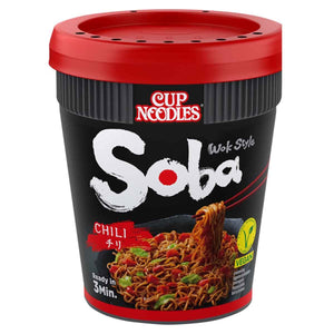 Nissin Soba Cup Noodles Chili 8 x 92 g