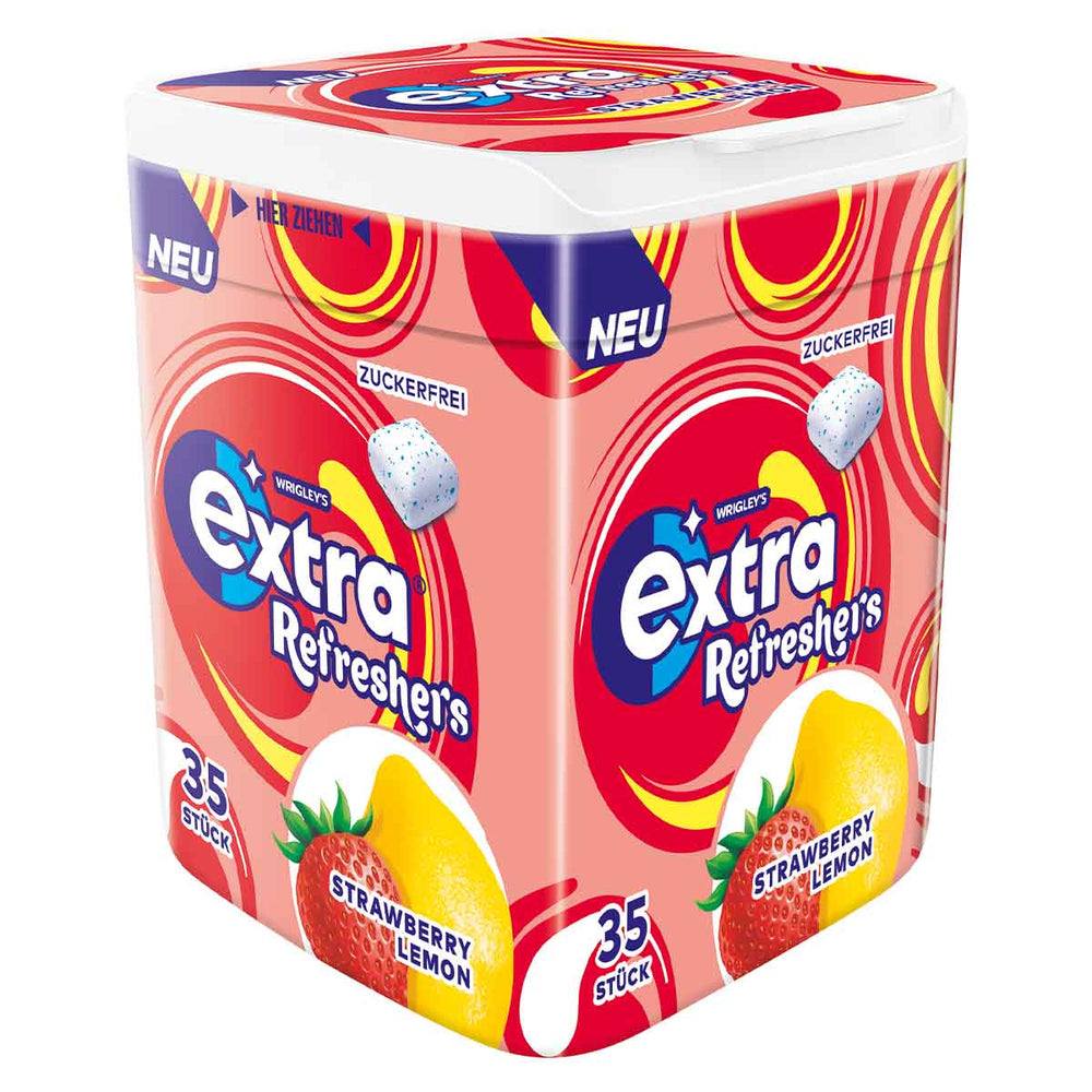 Wrigley's extra Refresher's zuckerfrei Strawberry Lemon 1 x 35 ER (78 g)Dose