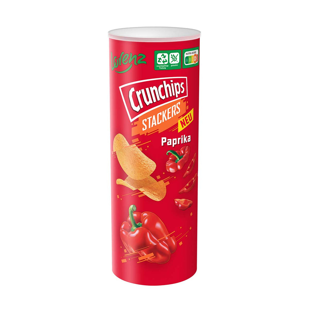Lorenz Crunchips Stackers Paprika 10 x 175 g