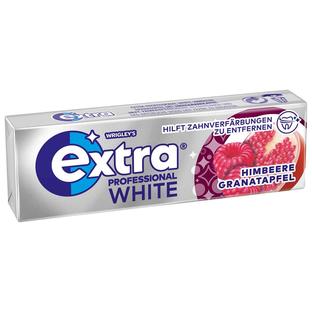 Wrigley's extra Professional White Himbeere Granatapfel 10 ER (14 g)