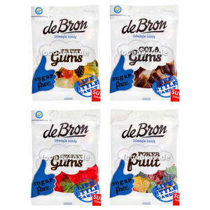 Probierpaket De Bron Fruchtgummi zuckerfrei 370 g