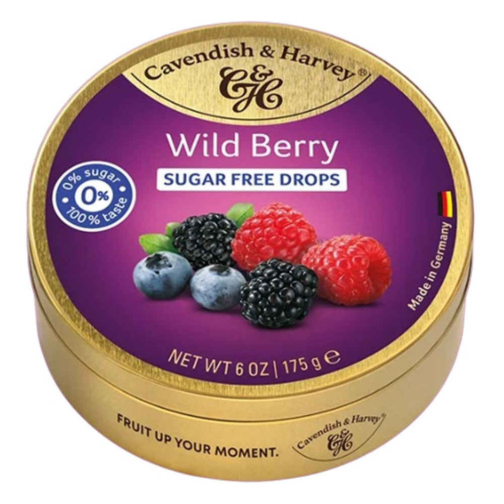 Cavendish & Harvey Wild Berries sugarfree Drops 9 x 175 g